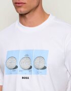 BOSS Green Tricou TS_Terrace Photo | regular fit | stretch