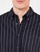 Boss Orange Cămașă Lambey_2_M | Relaxed fit | cu adaos de in