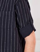 Boss Orange Cămașă Lambey_2_M | Relaxed fit | cu adaos de in