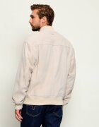 Boss Orange Geacă bomber Jonorve | piele întoarsă | Slim Fit cu adaos de piele