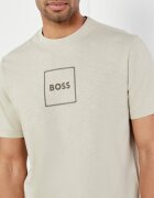Boss Orange Tricou Te_linenlogo | Regular Fit | cu adaos de in