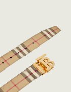 Burberry Curea din piele cu două fețe TB Check