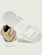 Burberry Sneakers Check Set cu adaos de piele