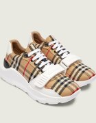 Burberry Sneakers cu adaos de piele