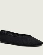 Calvin Klein Balerini cu adaos de piele