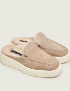 Calvin Klein Căptușite mules (încălțăminte) | shearling | piele întoarsă