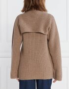 Calvin Klein De lână maletă RECYCLED OVERLAY SWEATER | Regular Fit