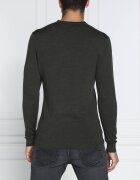 Calvin Klein de lână pulover superior | slim fit