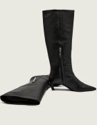 Calvin Klein De piele cizme cu toc subțire