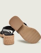 Calvin Klein De piele sandale cu toc gros