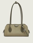 Calvin Klein Geantă pe umăr Emblem | piele întoarsă
