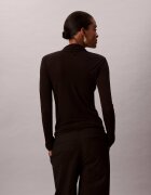 Calvin Klein Guler înalt | Slim Fit cu adaos de lână