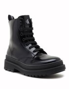 Calvin Klein Jeans Botine LACE-UP cu adaos de piele