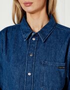 Calvin Klein Jeans De blugi cămașă | Cropped Fit | cu adaos de in