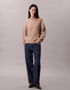 Calvin Klein Jeans De lână guler înalt | Relaxed fit