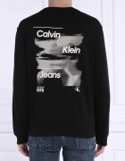 Calvin Klein Jeans Hanorac DIFFUSED LOGO CREW NECK | Loose fit