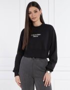 Calvin Klein Jeans Hanorac STACKED INSTITUTIONAL | Cropped Fit