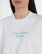 Calvin Klein Jeans Hanorac STACKED INSTITUTIONAL | Cropped Fit