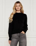 Calvin Klein Jeans Pulover INTARSIA | regular fit cu adaos de lână