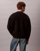 Calvin Klein Jeans Pulover | Relaxed fit cu adaos de cașmir