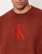 Calvin Klein Jeans Pulover | Relaxed fit cu adaos de cașmir