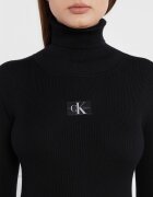 Calvin Klein Jeans Rochie BADGE ROLL NECK