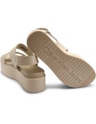Calvin Klein Jeans Sandale cu adaos de piele