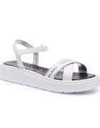 Calvin Klein Jeans Sandale cu adaos de piele