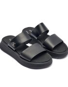 Calvin Klein Jeans Șlapi cu adaos de piele
