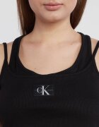 Calvin Klein Jeans Top BADGE RIB DOUBLE LAYER | Regular Fit