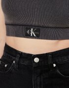 Calvin Klein Jeans Top LABEL WASHED | Cropped Fit