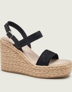 Calvin Klein Platforme cu adaos de piele