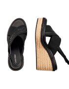 Calvin Klein Platforme cu adaos de piele