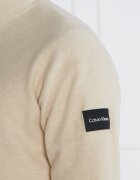 Calvin Klein Pulover LYCRA BLEND BUTTON QUARTER ZIP | Regular Fit cu adaos de lână