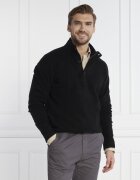 Calvin Klein Pulover LYCRA BLEND BUTTON QUARTER ZIP | Regular Fit cu adaos de lână