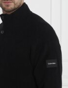 Calvin Klein Pulover LYCRA BLEND BUTTON QUARTER ZIP | Regular Fit cu adaos de lână