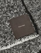 Calvin Klein Șal CONCRETE cu adaos de lână