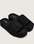 Calvin Klein Șlapi cu adaos de piele