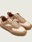Calvin Klein Sneakers Low Pro Runner | piele întoarsă