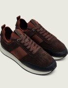 Calvin Klein Sneakers Retro Runner | piele întoarsă