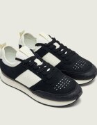 Calvin Klein Sneakers Retro Runner | piele întoarsă