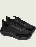 Calvin Klein Sneakers RUNN LACEUP AOP | piele întoarsă