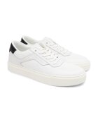 Calvin Klein Teniși LOW TOP LACE UP KNIT cu adaos de piele