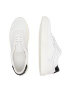 Calvin Klein Teniși LOW TOP LACE UP KNIT cu adaos de piele