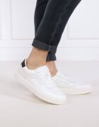 Calvin Klein Teniși LOW TOP LACE UP KNIT cu adaos de piele