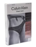 Calvin Klein Underwear De dantelă chiloți slipi 3-pack