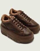 Casadei De piele căptușite sneakers Nexus | shearling cu adaos de lână