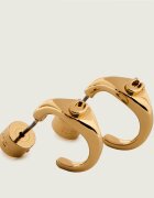 Coach Cercei Signature Signet Huggie
