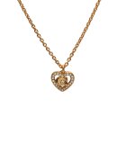 Coach Colier Signature C Pavé Heart