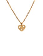 Coach Colier Signature C Pavé Heart